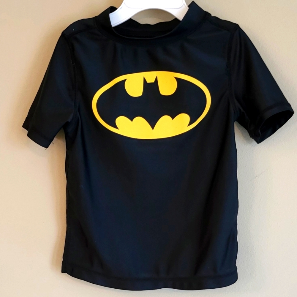 Batman rashguard swim top